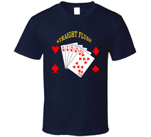 Load image into Gallery viewer, Cards - Hearts 6-10 Straight Flush Classic T Shirt