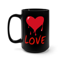 Load image into Gallery viewer, Black Mug 15oz - Love - VALENTINE