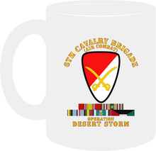 Load image into Gallery viewer, Army - 6th Cavalry Brigade - Desert Storm with Service Ribbons - Armed Forces Expeditionary Medal - Mug