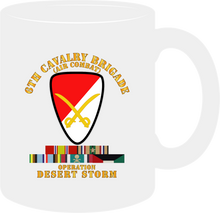 Load image into Gallery viewer, Army - 6th Cavalry Brigade - Desert Storm with Service Ribbons - Armed Forces Expeditionary Medal - Mug
