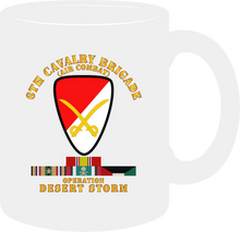 Load image into Gallery viewer, Army - 6th Cavalry Brigade - Desert Storm with Service Ribbons - Mug
