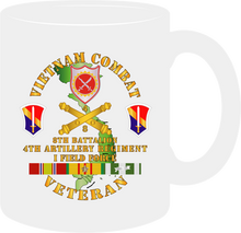 Load image into Gallery viewer, Army - Vietnam Combat Veteran - 8th Battalion 4th Artillery - I Field Force - Mug