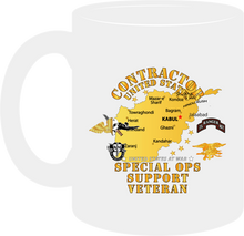 Load image into Gallery viewer, GOVERMENT - Contractor - Special Operation Support Veteran - Afghanistan - Mug
