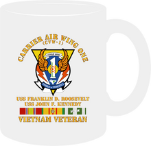 Load image into Gallery viewer, Navy - Carrier Air Wing One - Vietnam Veteran with Vietnam Service Ribbons - Mug