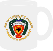 Load image into Gallery viewer, United States Marines Corps - 3rd Battalion, 4th Marines - The Bull - Mug
