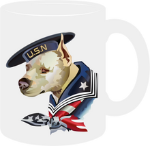 Load image into Gallery viewer, Navy - 1st Watchdog as The Navy Dog - Mug