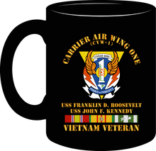 Load image into Gallery viewer, Navy - Carrier Air Wing One - Vietnam Veteran with Vietnam Service Ribbons - Mug