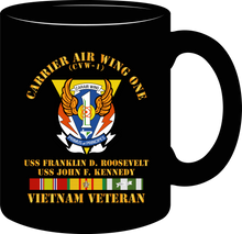 Load image into Gallery viewer, Navy - Carrier Air Wing One - Vietnam Veteran with Vietnam Service Ribbons - Mug