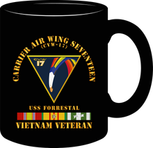 Load image into Gallery viewer, Navy - Carrier Air Wing Seventeen - Vietnam Veteran with Veteran Service Ribbons 0- Mug