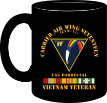 Load image into Gallery viewer, Navy - Carrier Air Wing Seventeen - Vietnam Veteran with Veteran Service Ribbons 0- Mug