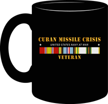 Load image into Gallery viewer, Navy - Cuban Missile Crisis with National Defense Medal, Armed Forces Expeditionary Medal, Cold War Service Medal Ribbons - Mug