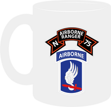Load image into Gallery viewer, Ranger, N Company Scroll, 173rd Airborne Brigade, Vietnam Veteran Mug
