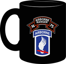 Load image into Gallery viewer, Ranger, N Company Scroll, 173rd Airborne Brigade, Vietnam Veteran Mug