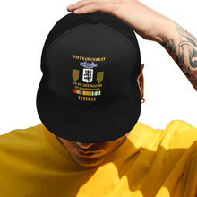 Load image into Gallery viewer, Snapback Hat G - Vietnam Combat Infantry Veteran w 1st Bn 28th Inf 1st Inf Div - Hats