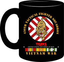 Load image into Gallery viewer, United States Air Force - 430th Tactical Fighter Squadron - Tigers with Vietnam Service Ribbons - Mug