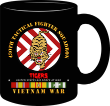 Load image into Gallery viewer, United States Air Force - 430th Tactical Fighter Squadron - Tigers with Vietnam Service Ribbons - Mug
