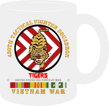 Load image into Gallery viewer, United States Air Force - 430th Tactical Fighter Squadron - Tigers with Vietnam Service Ribbons - Mug