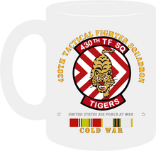 Load image into Gallery viewer, United States Air Force - 430th Tactical Fighter Squadron with COLD Service Ribbons - Mug