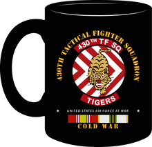 Load image into Gallery viewer, United States Air Force - 430th Tactical Fighter Squadron with COLD Service Ribbons - Mug