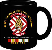 Load image into Gallery viewer, United States Air Force - 430th Tactical Fighter Squadron with COLD Service Ribbons - Mug
