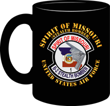 Load image into Gallery viewer, USAF - B2 Liberator, Spirit of Missouri, Stealth Bomber - Mug