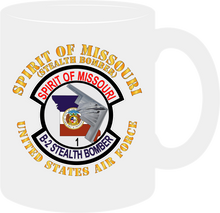 Load image into Gallery viewer, USAF - B2 Liberator, Spirit of Missouri, Stealth Bomber - Mug