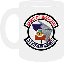 Load image into Gallery viewer, USAF - B2 Liberator, Spirit of Missouri, Stealth Bomber without Text - Mug