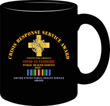 Load image into Gallery viewer, U.S Public Health Service - Covid 19 Pandemic with Crisis Response Service Award - Mug
