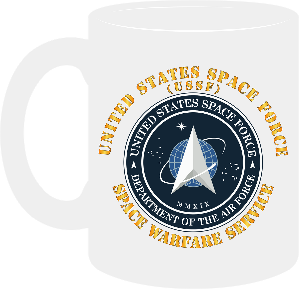 Space Force Mug - USSF Space Warfare Service Coffee Cup