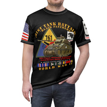 Load image into Gallery viewer, All Over Printing - 761st Tank Battalion - WWII - Black Panthers with LR Sleeve