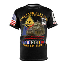 Load image into Gallery viewer, All Over Printing - 761st Tank Battalion - WWII - Black Panthers with LR Sleeve