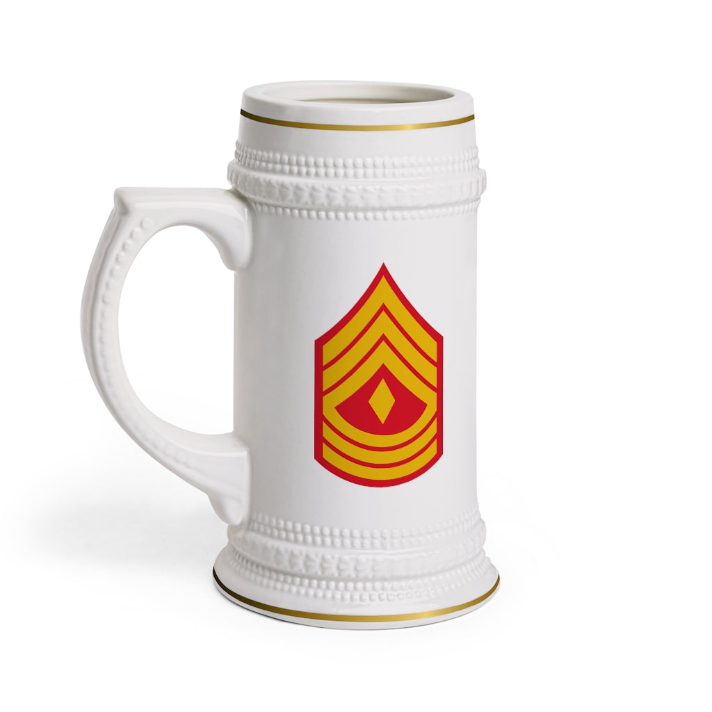 Beer Stein Mug - USMC - First Sergeant  wo Txt X 300