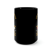 Load image into Gallery viewer, Black Mug 15oz - Army - 5th Signal Command - SSI, USA STRATCOM, EUR, Karlsruhe, Germany w COLD SVC X 300