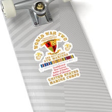 Load image into Gallery viewer, Kiss-Cut Stickers - USMC - WWII - 3rd Bn, 5th Marines - w PAC SVC