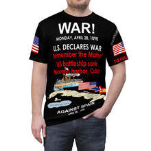 Load image into Gallery viewer, AOP - WAR - US Declares War on Spain - 1898 - Spanish American War Begins