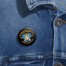 Load image into Gallery viewer, Custom Pin Buttons - Navy - Search and Rescue Swimmer