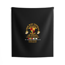 Load image into Gallery viewer, Indoor Wall Tapestries - USMC - Cold War Vet - 3rd Bn, 5th Marines w COLD SVC X 300
