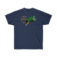 Load image into Gallery viewer, Unisex Ultra Cotton Tee - 5th Special Forces Group (Airborne) Beret/Dagger - Vietnam Veteran with Vietnam Map