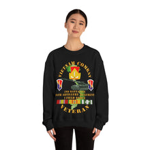Load image into Gallery viewer, Unisex Heavy Blend Crewneck Sweatshirt - Army - Vietnam Combat Vet - 2nd Bn 94th Artillery - I Field Force w M107