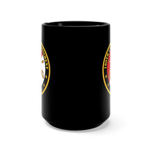 Load image into Gallery viewer, Black Mug 15oz - Army - 180th Cavalry Regiment Branch Veteran - Red - White X 300