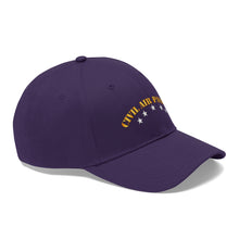 Load image into Gallery viewer, Twill Hat - CAP - Civil Air Patrol w Silver Stars - Hat - Direct to Garment (DTG) - Printed