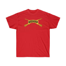 Load image into Gallery viewer, Unisex Ultra Cotton Tee - Ranger - Airborne Infantry Front - Back - Mass Tactical Airborne Operation