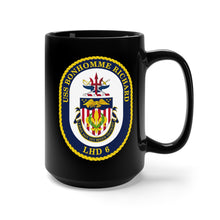 Load image into Gallery viewer, Black Mug 15oz - Navy - USS Bonhomme Richard wo Txt
