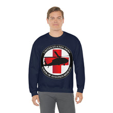 Load image into Gallery viewer, Unisex Heavy Blend Crewneck Sweatshirt - Army MEDEVAC Critical Care Flight Paramedics V1