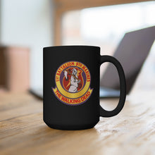 Load image into Gallery viewer, Black Mug 15oz - USMC - 1st Bn 9th Marines wo Txt