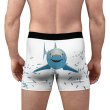 Load image into Gallery viewer, Men's Boxer Briefs - Great White Shark with Entourage