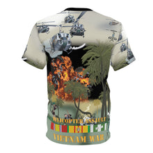 Load image into Gallery viewer, Unisex Cut & Sew Tee (AOP) - Helicopter Assault Against Viet Cong - Vietnam War