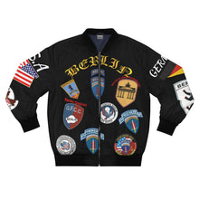 Load image into Gallery viewer, Men's AOP Bomber Jacket - Berlin Germany - Cold War Veteran