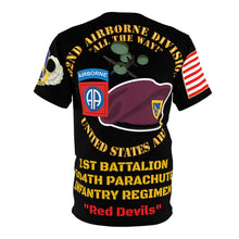 Load image into Gallery viewer, AOP - Army - 1st Battalion, 504th Parachute Infantry Regiment (PIR) (Red Devils) - Fort Bragg, North Carolina