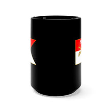 Load image into Gallery viewer, Black Mug 15oz - Army - 180th Cavalry Regiment - Guidon